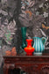 Indie Jungle Wallpaper - Ebony - Timorous Beasties - JNGL/IJNGL/TXMT/06 - Premier Wallcovering