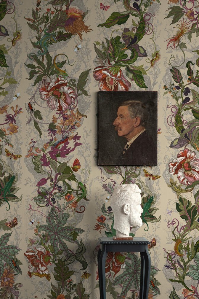 Indie Jungle Wallpaper - Mist - Timorous Beasties - JNGL/IJNGL/TXMT/01 - Premier Wallcovering