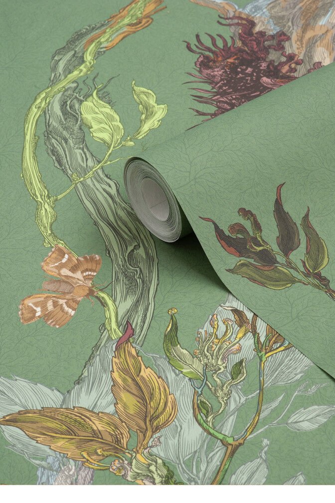 Indie Wood Wallpaper - Tree Frog - Timorous Beasties - BTN/INDIE/TXMT/12 - Premier Wallcovering