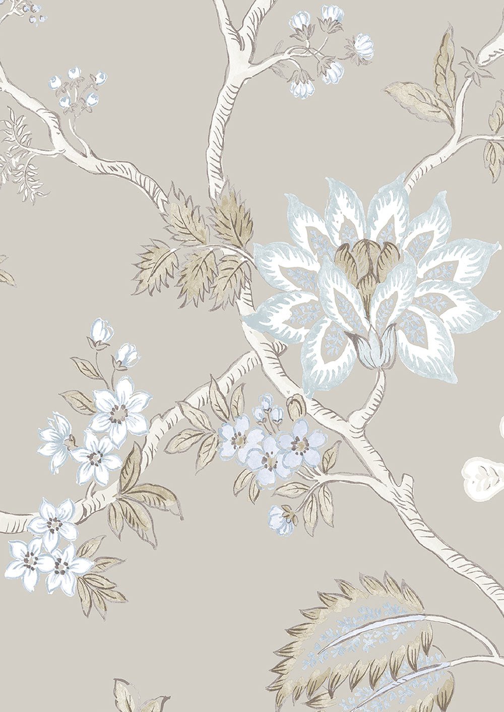 Indienne Wallpaper - Wisteria - Lewis & Wood - Premier Wallcovering