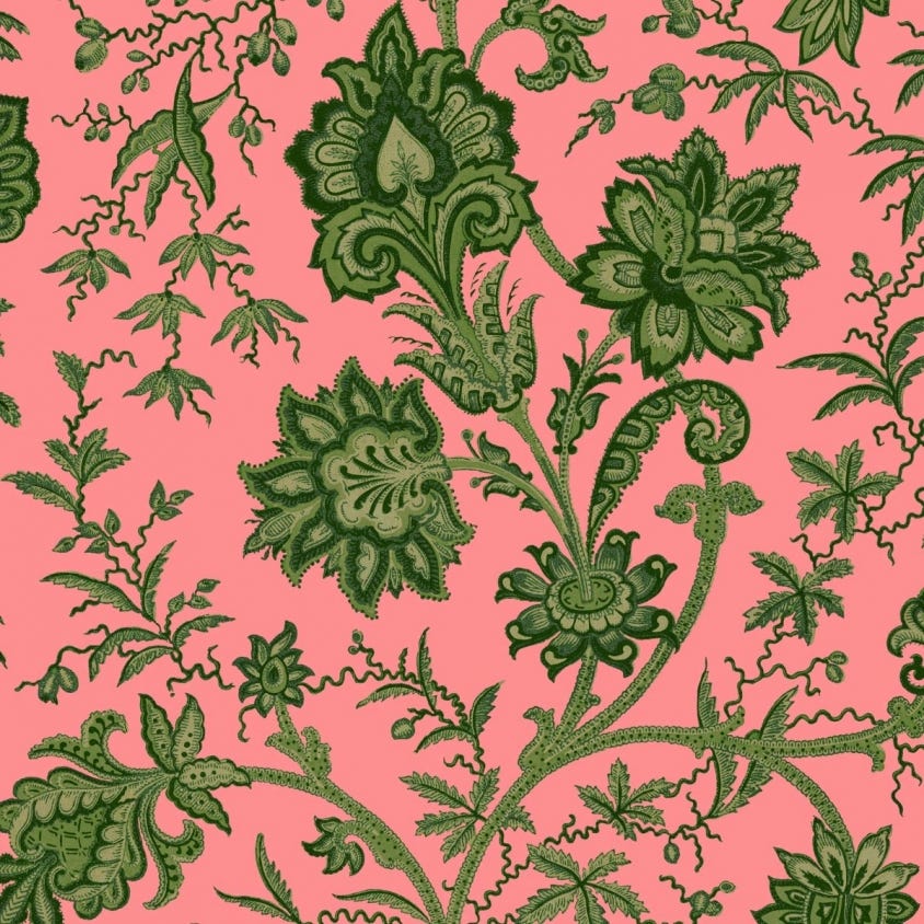 Indienne Wallpaper - Amaranth - House of Hackney - 1-WA-IND-DI-AMA-XXX
