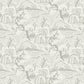 Indigo Garden Wallpaper - Light Grey - Boråstapeter - 3134 - Premier Wallcovering