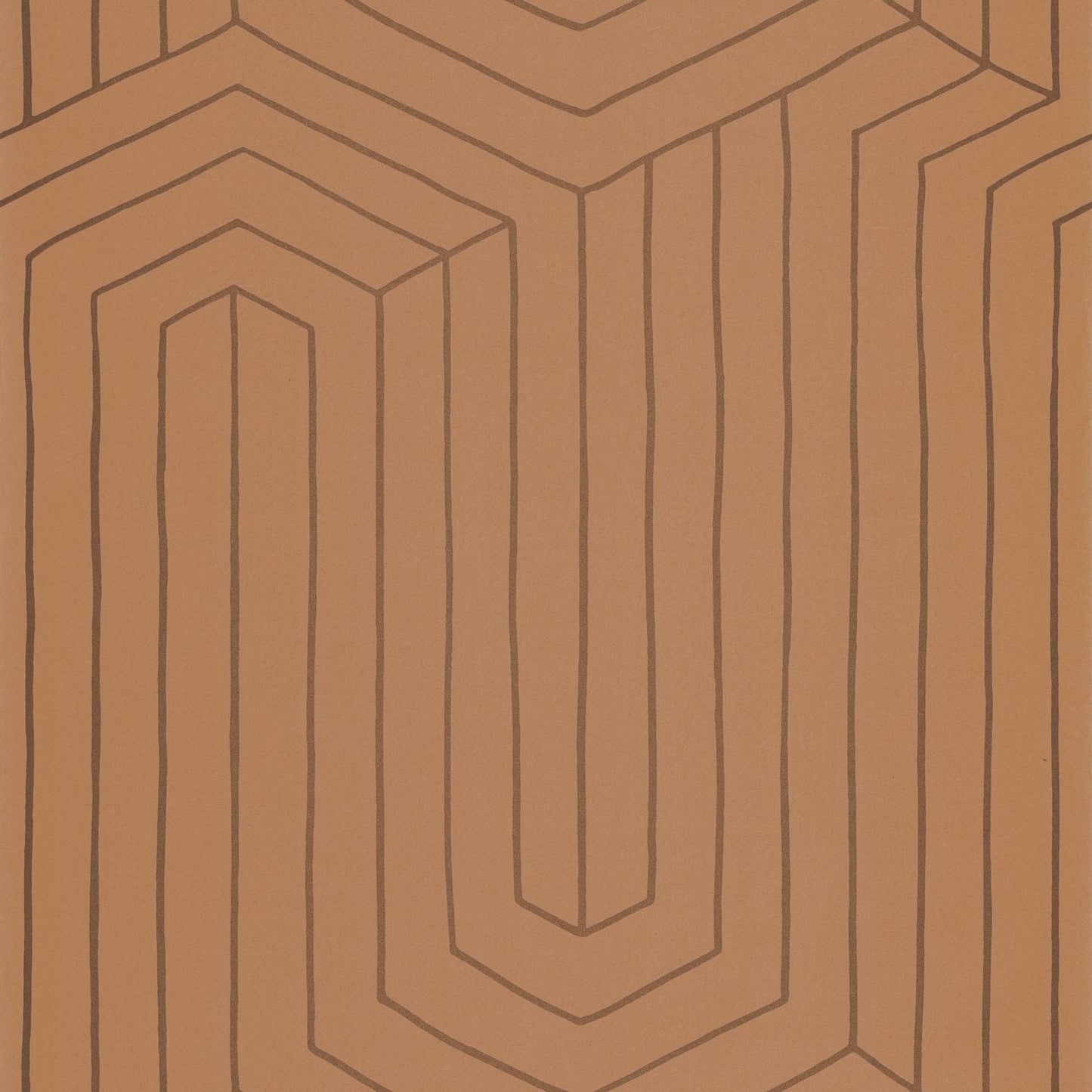 Infini Wallpaper - Camel Cuivre - Caselio - 104522029