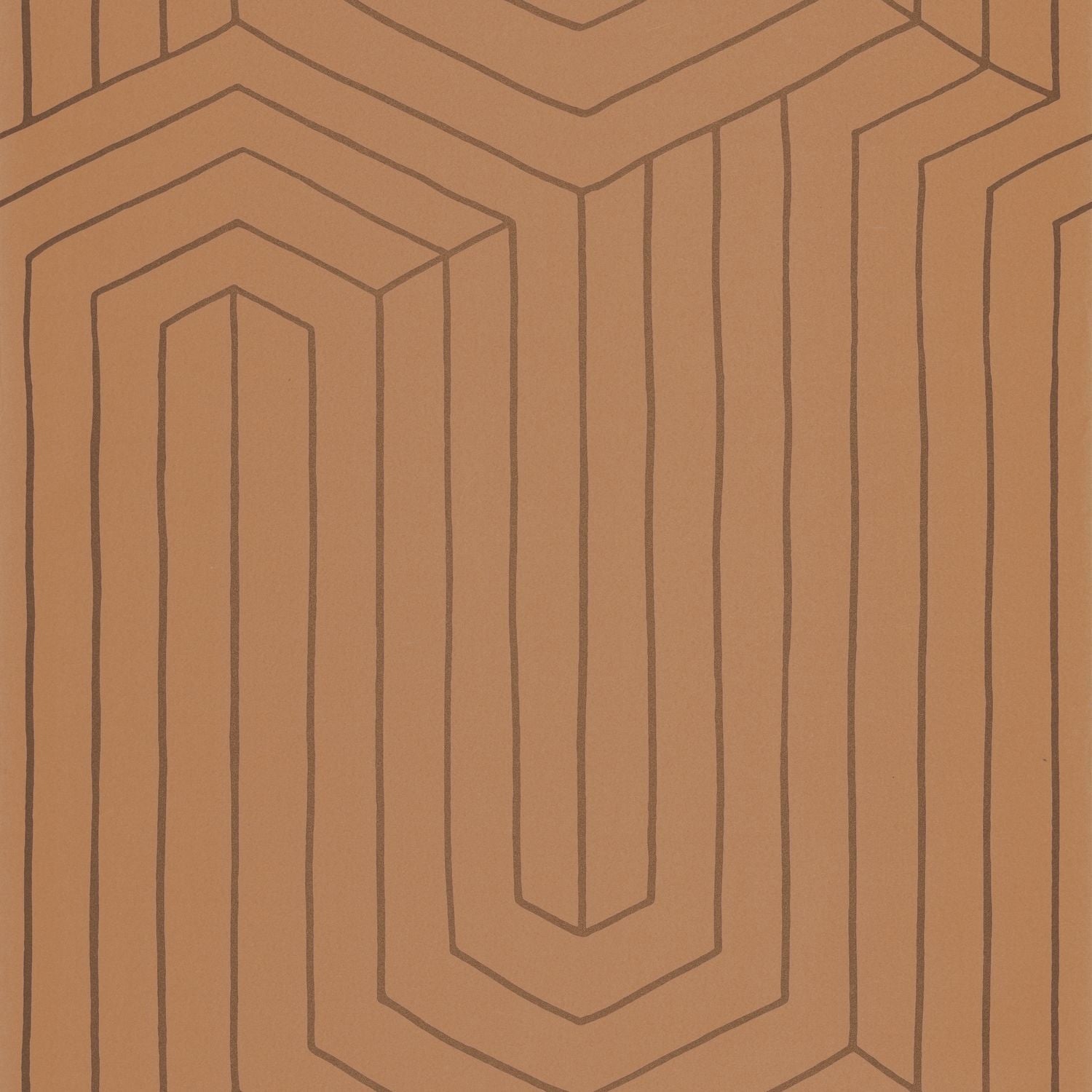 Infini Wallpaper - Camel Cuivre - Caselio - 104522029