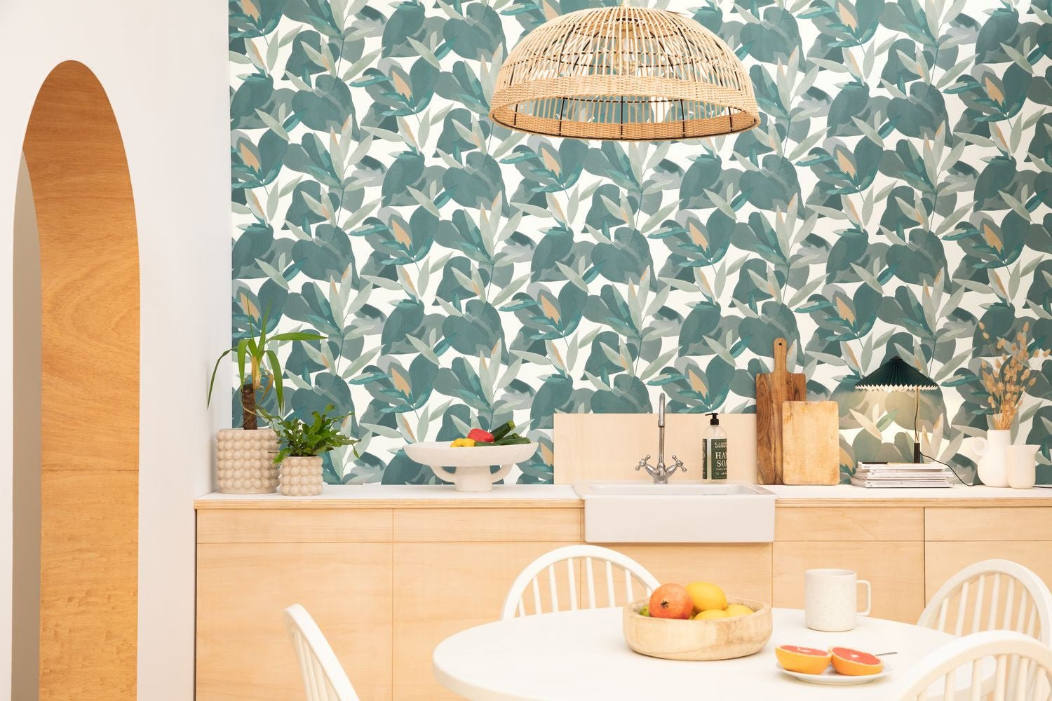 Influence Wallpaper - Vert Menthe - Caselio - 102157019