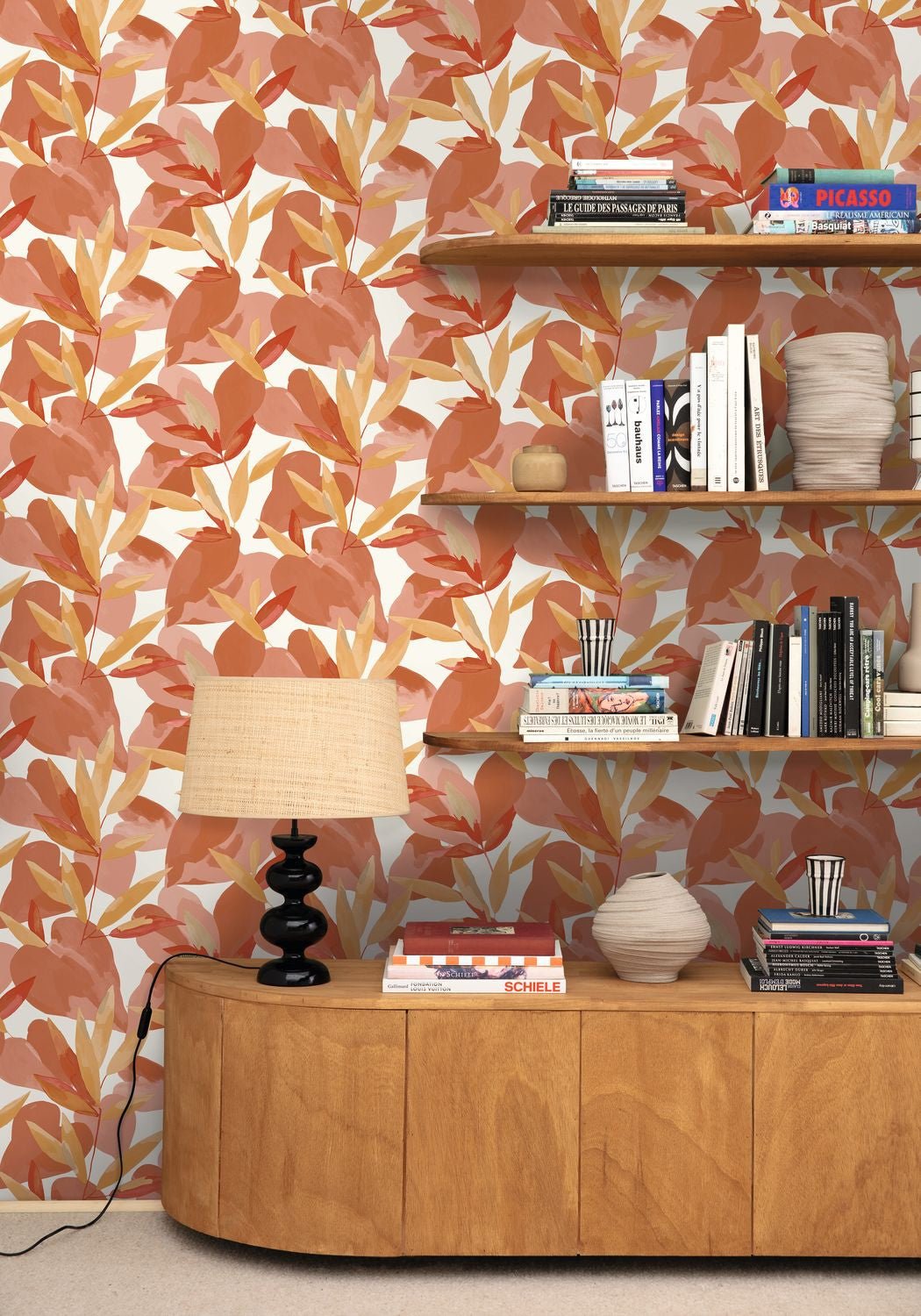 Influence Wallpaper - Terracotta/ Jaune - Caselio - 102153003