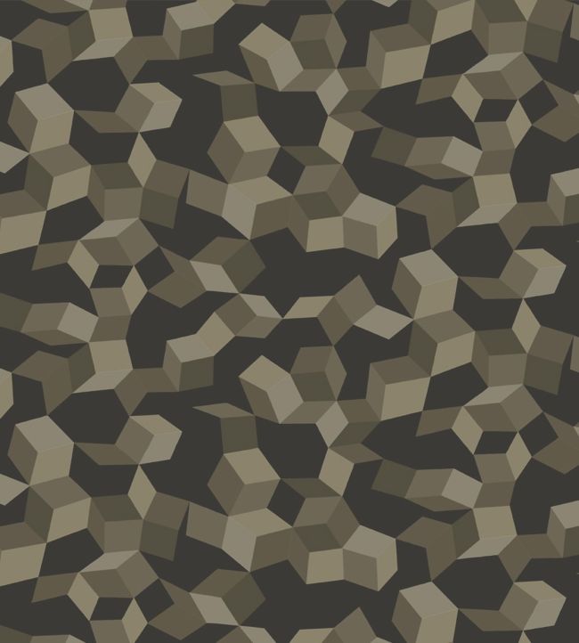 Ingot Wallpaper - Metallic Silvers on Charcoal - 107/5026 - Cole & Son - Premier Wallcovering