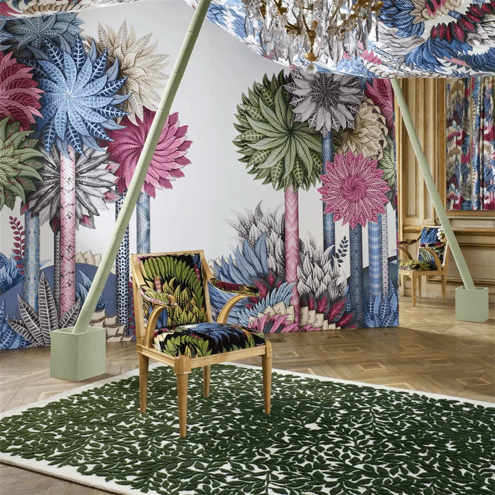 Inhotim Park Wallpaper - Azur - Christian Lacroix - PCL7051/01 - Premier Wallcovering