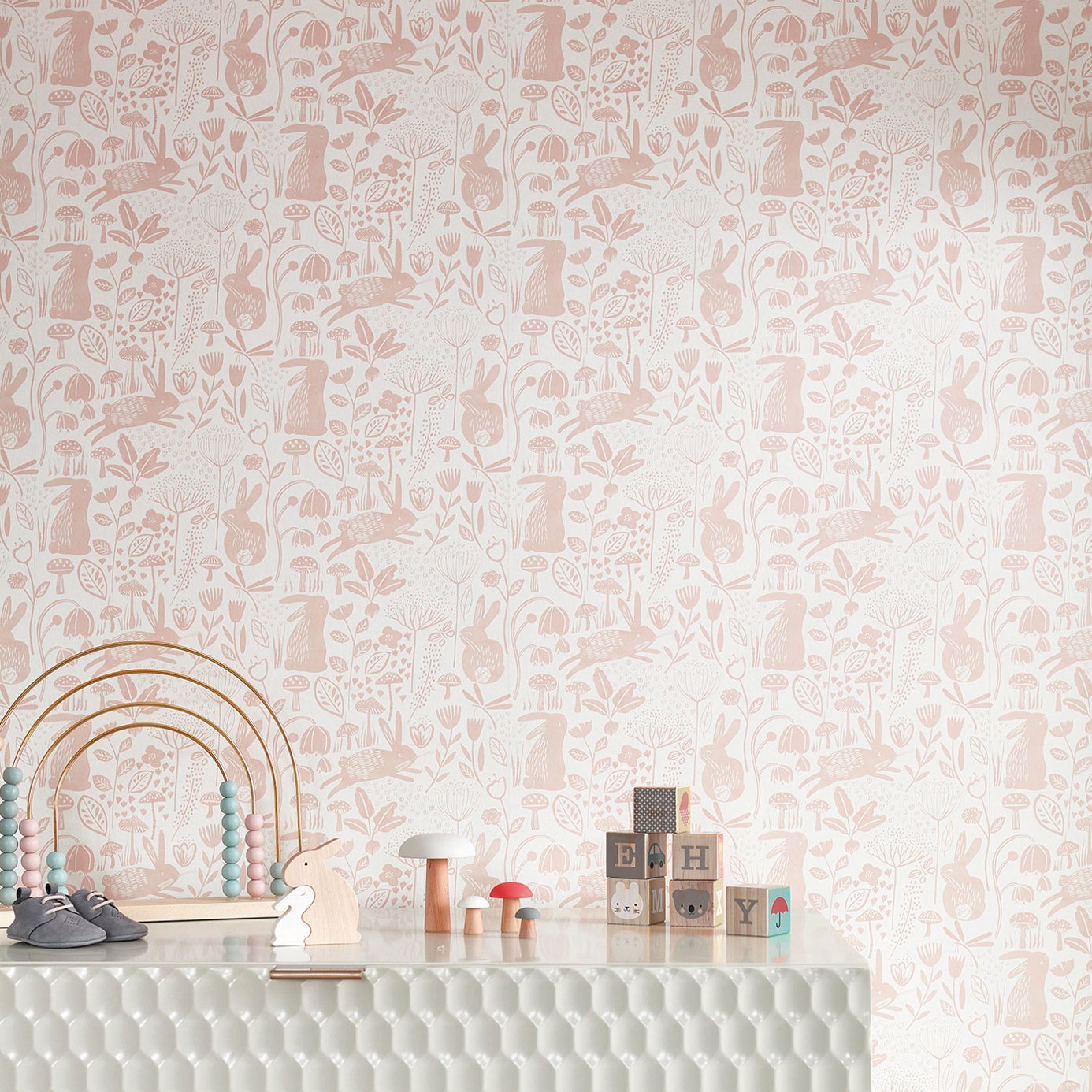 Into the Meadow Wallpaper - Powder - Harlequin - HLTF112632