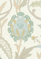 Ipek Damask Wallpaper - Ceramic - Lewis & Wood - Premier Wallcovering