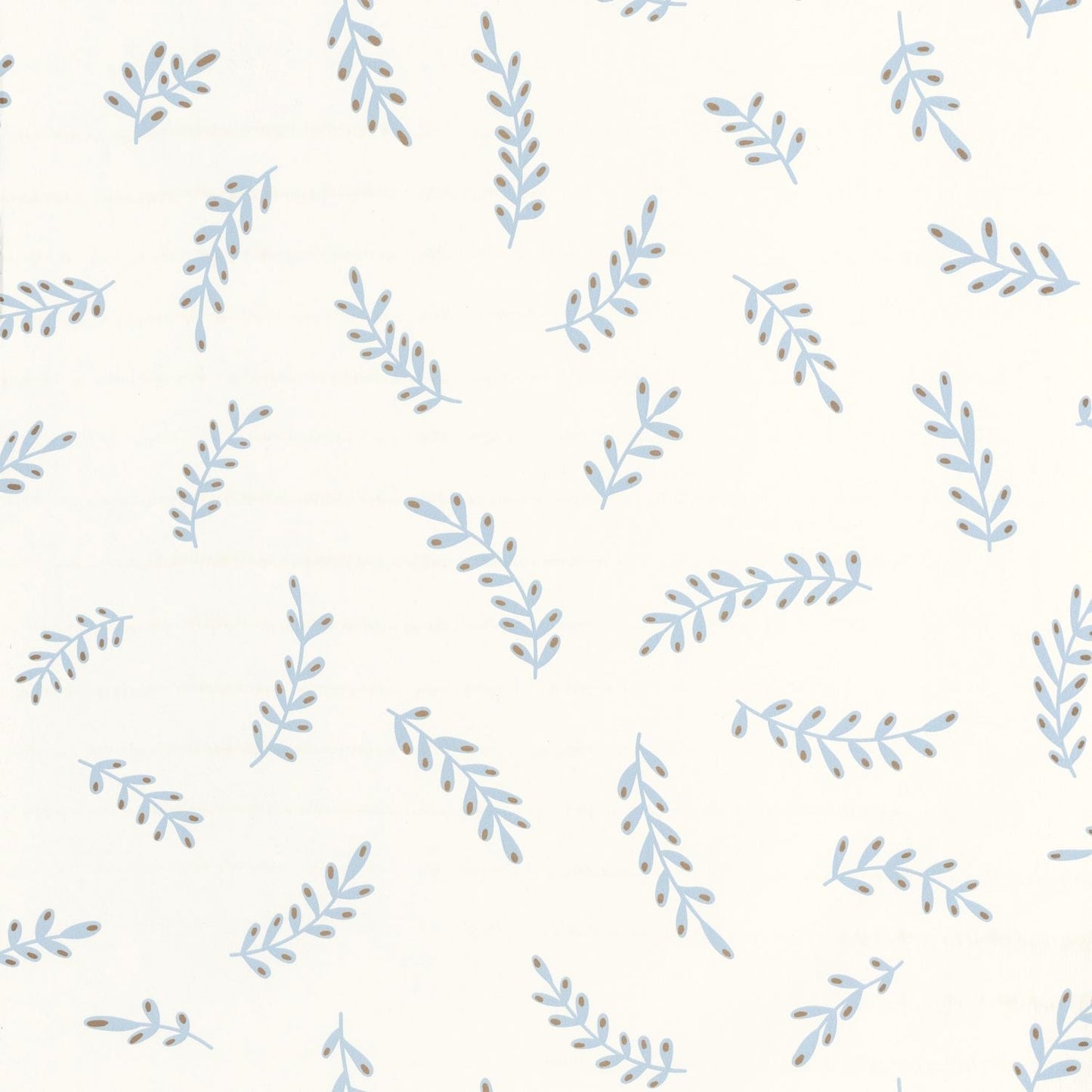 Iris Wallpaper - Bleu Fumee - Caselio - 103096005