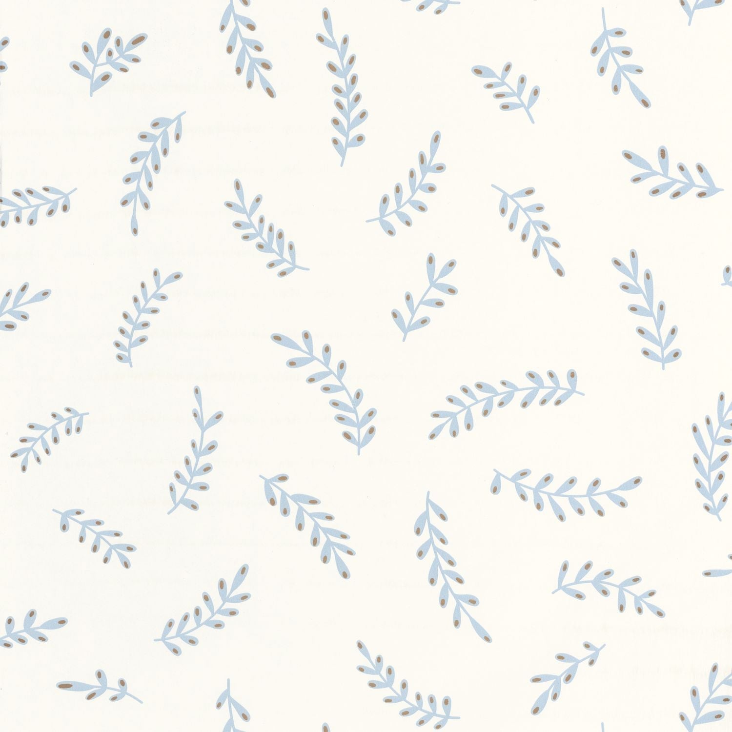 Iris Wallpaper - Bleu Fumee - Caselio - 103096005