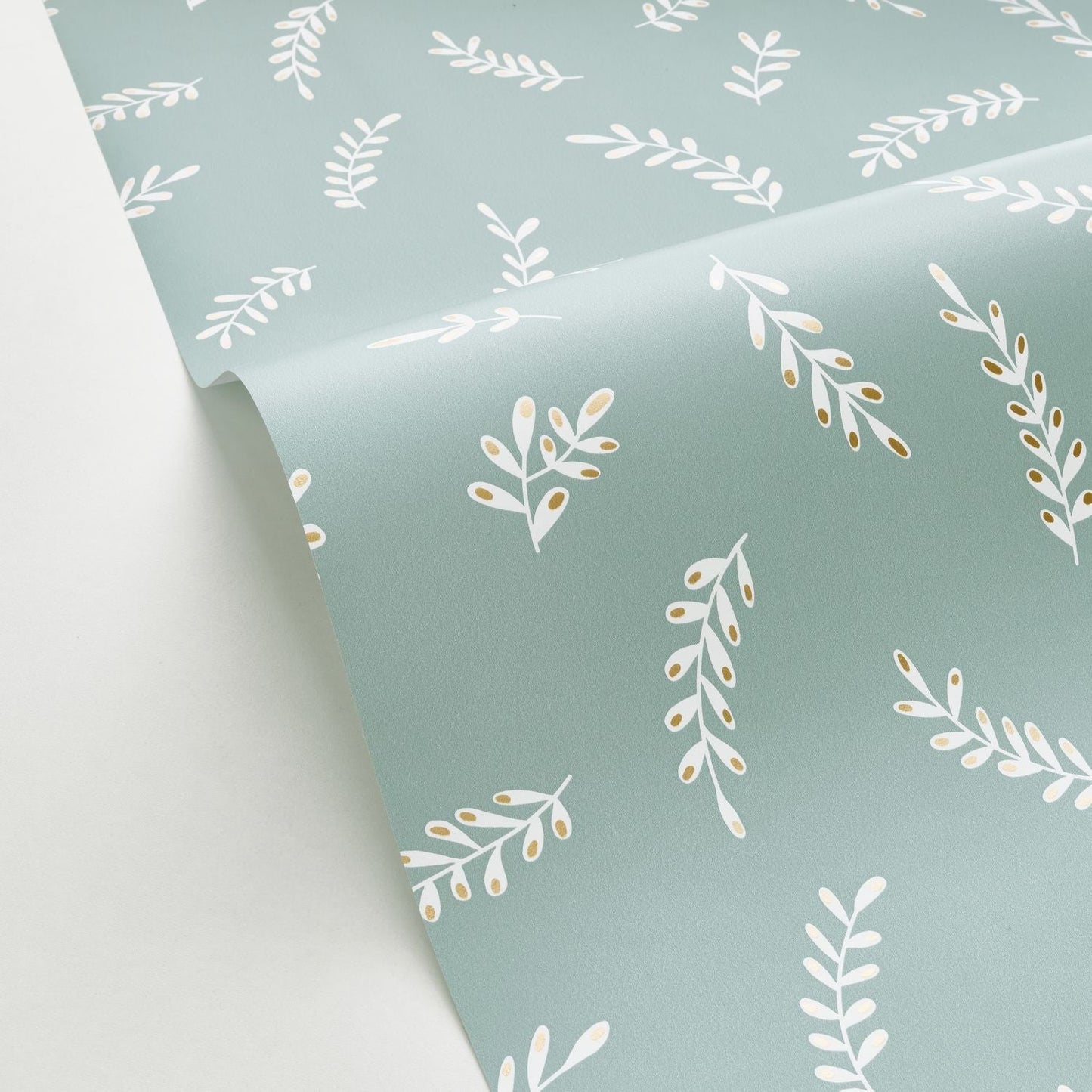 Iris Wallpaper - Vert De Gris - Caselio - 103097070