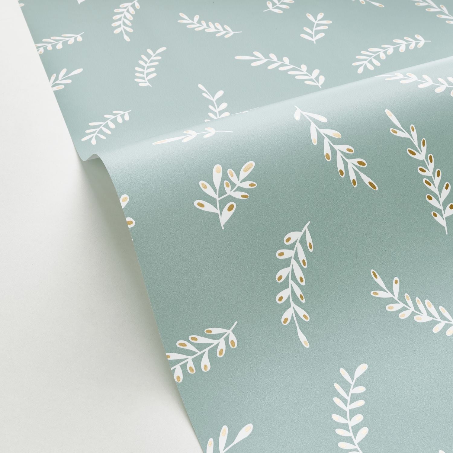 Iris Wallpaper - Vert De Gris - Caselio - 103097070