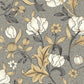 Isabella Arts and Crafts Wallpaper - Taupe Fonce - Casadeco - 86341424 - Premier Wallcovering
