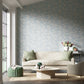 Isabella Wallpaper - Sky/Porcelain - HDHW112913 - Harlequin - Premier Wallcovering