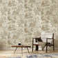 Islet Hoping Toile Wallpaper - Stone - Josephine Munsey - JMW-103801 - Premier Wallcovering