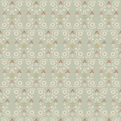 Isolde Wallpaper - Green - Boråstapeter - 5820 - Premier Wallcovering