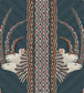 Jabu Wallpaper - Tangerine on Ink - 109/3015 - Cole & Son - Premier Wallcovering
