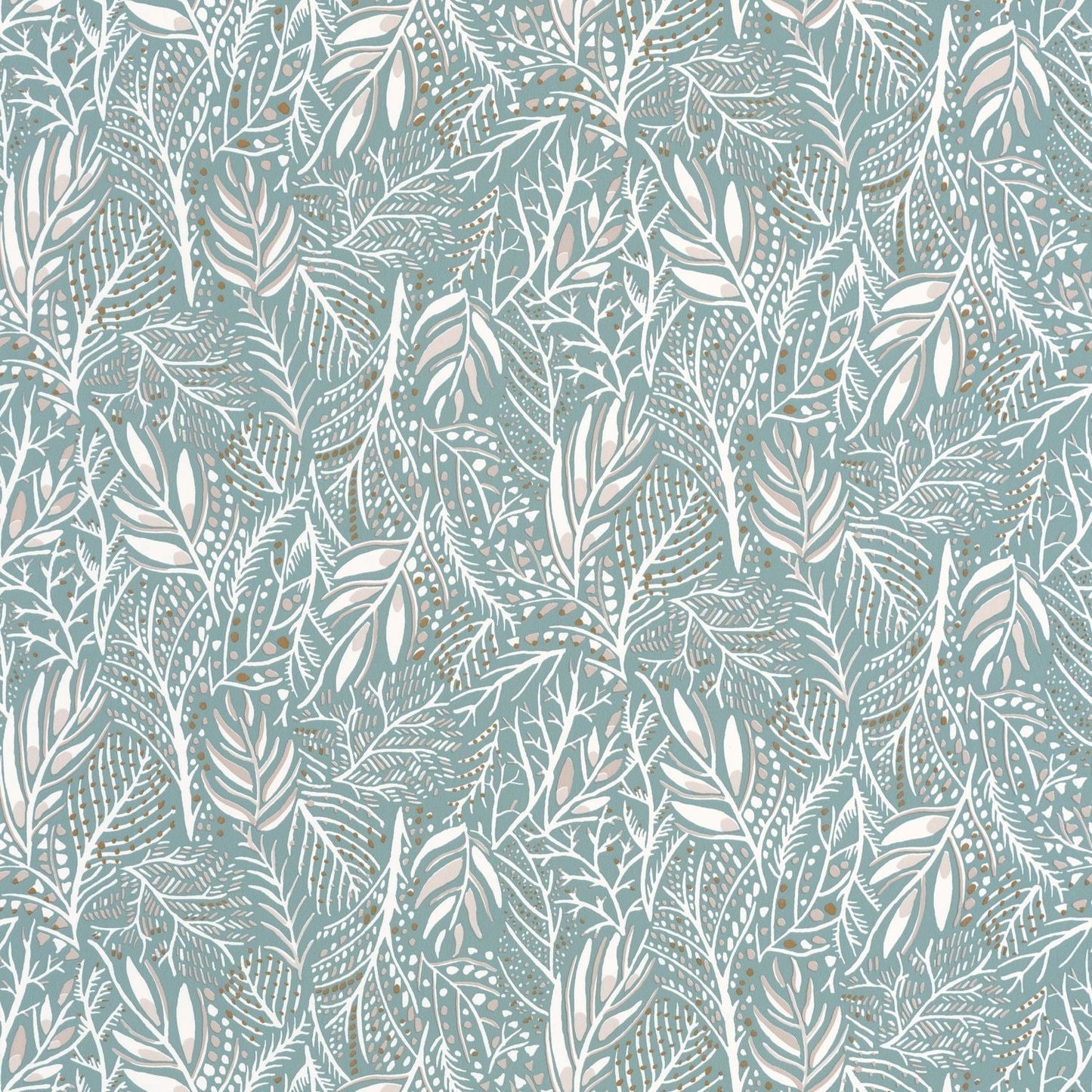 Jade Wallpaper - Bleu Fumee - Caselio - 103106000