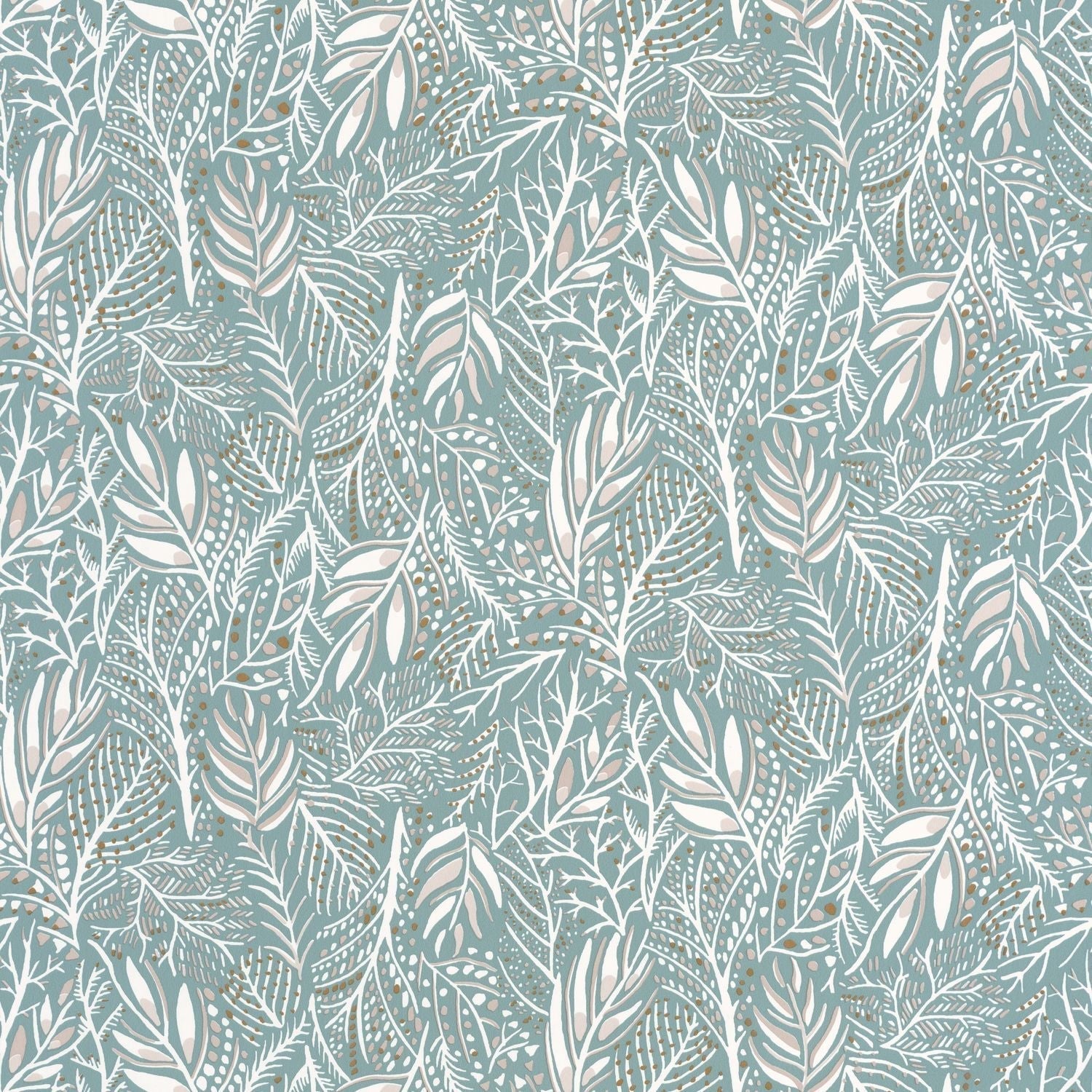 Jade Wallpaper - Bleu Fumee - Caselio - 103106000