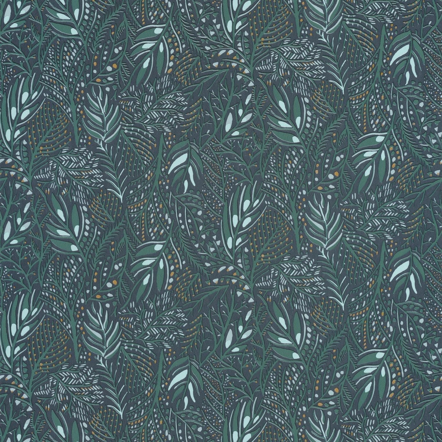 Jade Wallpaper - Bleu Nuit - Caselio - 103106166