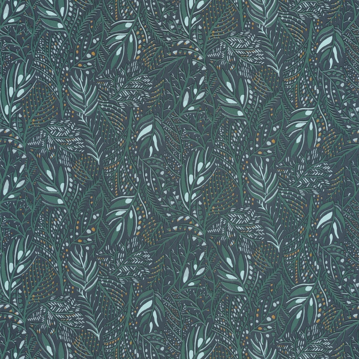 Jade Wallpaper - Bleu Nuit - Caselio - 103106166