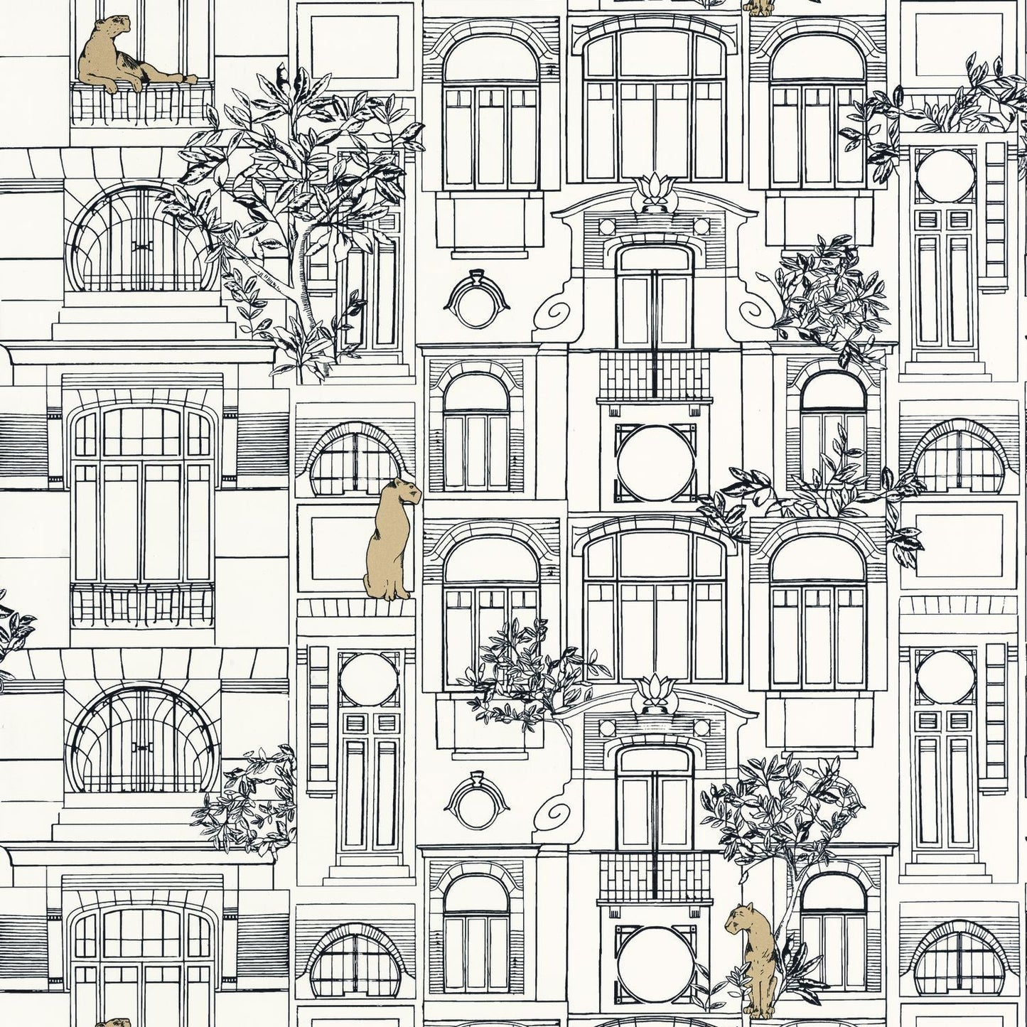 James Wallpaper - Noir Blanc - Caselio - 103780973