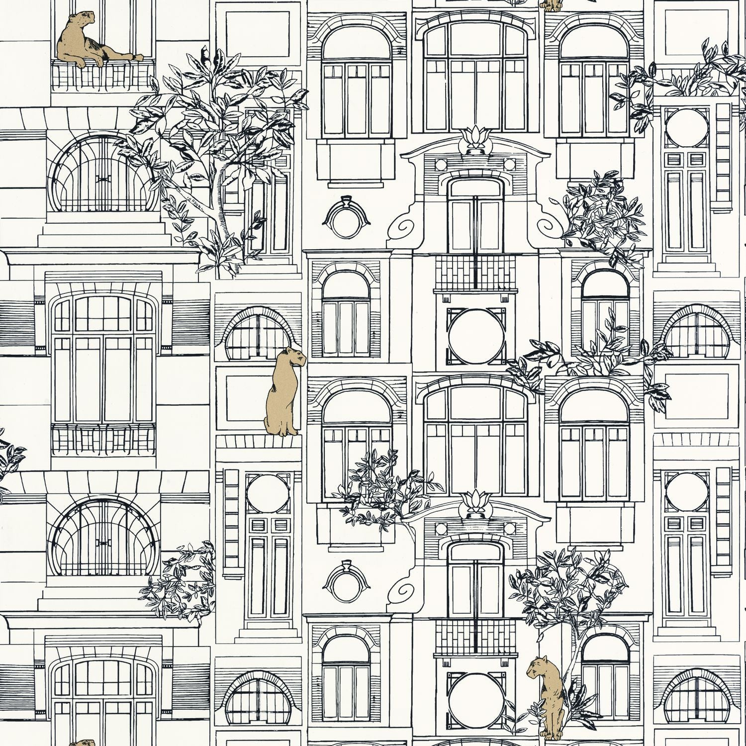 James Wallpaper - Noir Blanc - Caselio - 103780973