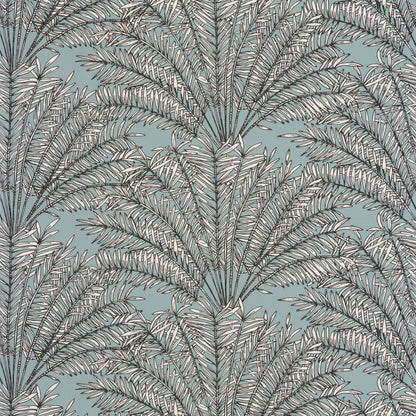 Jardin D'alhambra Wallpaper - Vert De Gris - Caselio - 103027058