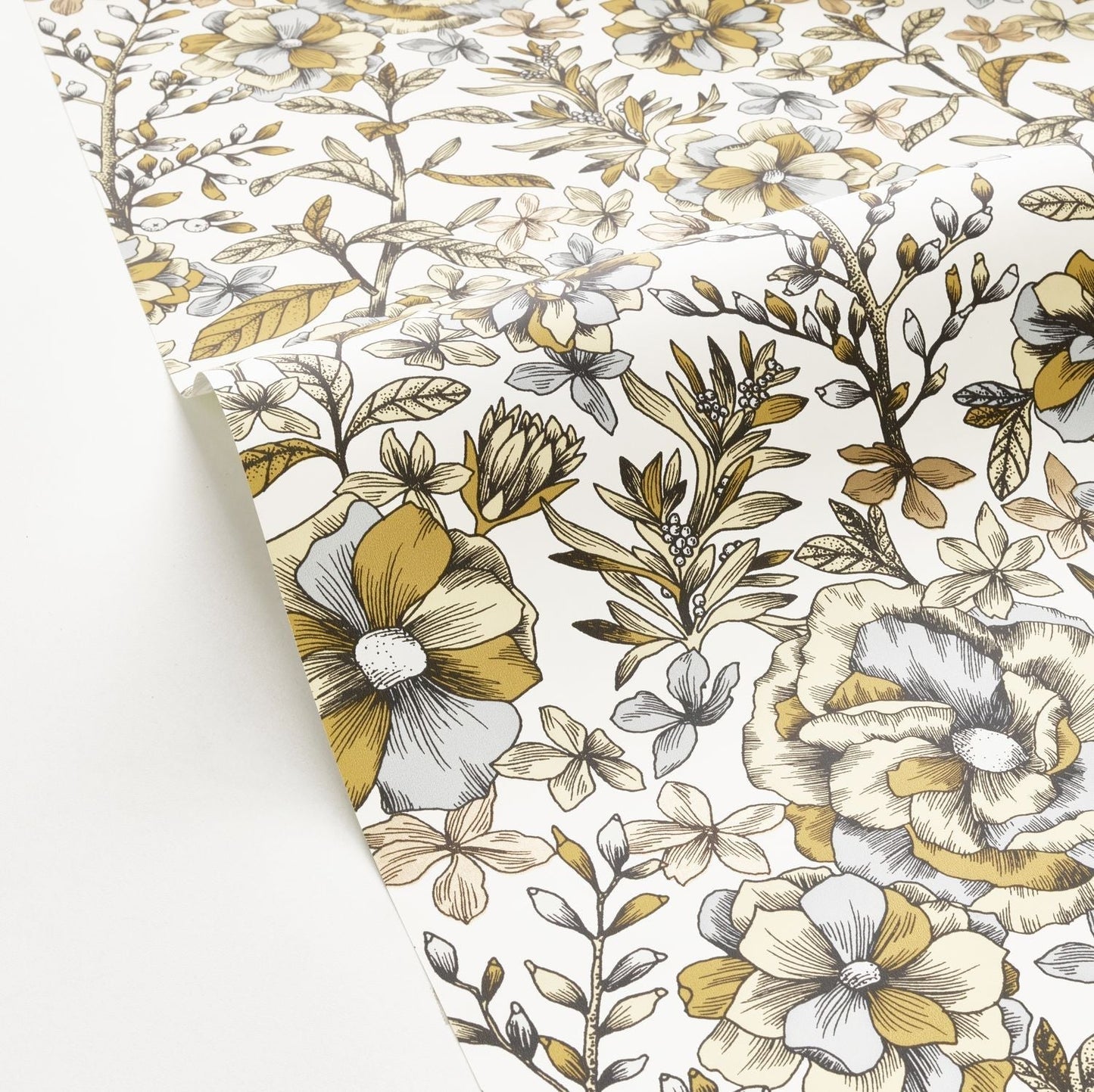 Jardin De Beauregard Wallpaper - Blanc Jonquille - Caselio - 103060223