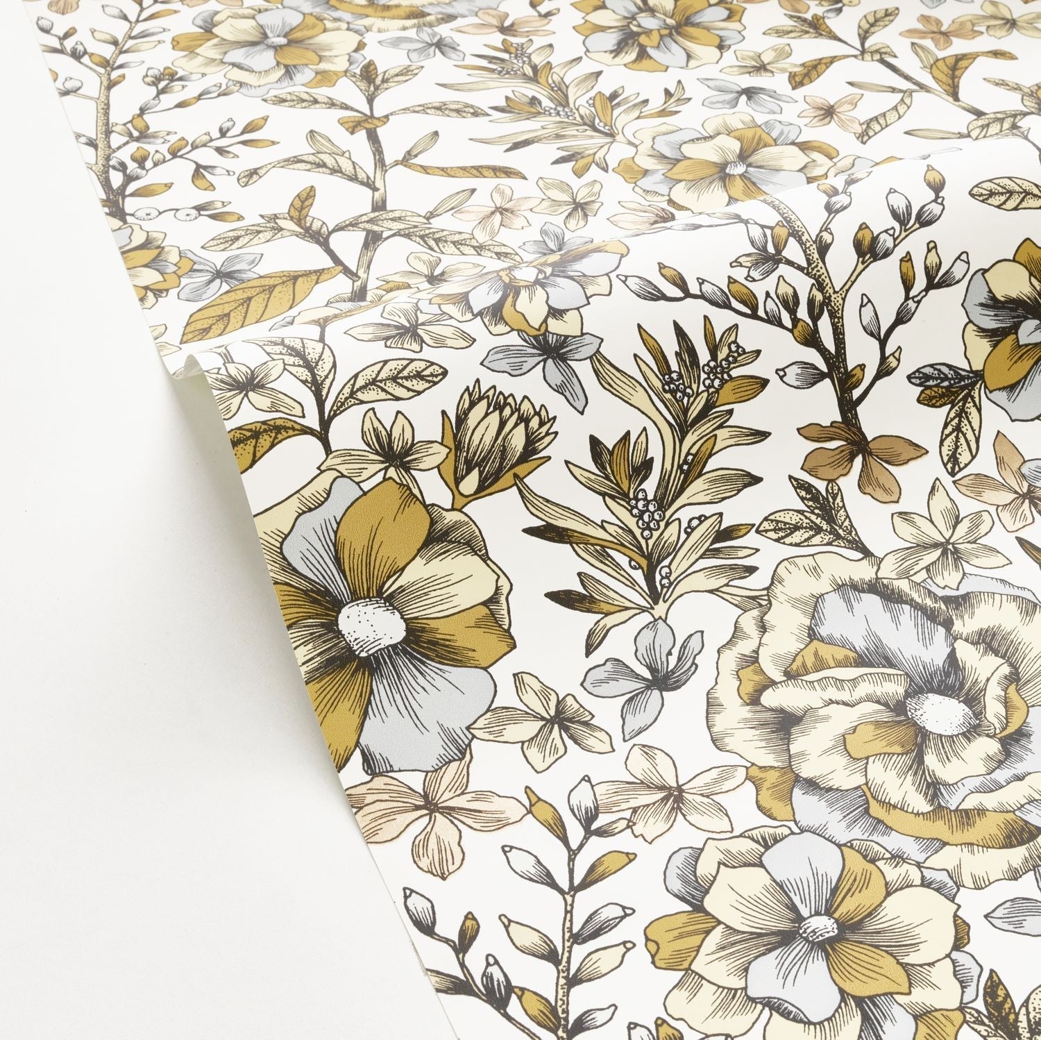 Jardin De Beauregard Wallpaper - Blanc Jonquille - Caselio - 103060223