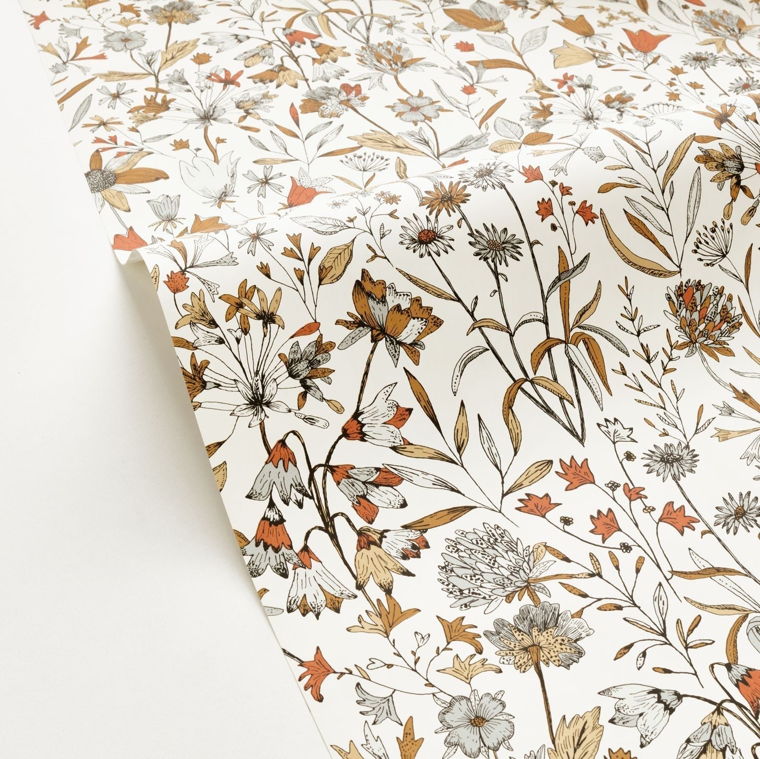 Jardin De Giverny Wallpaper - Blanc Orange - Caselio - 103000325