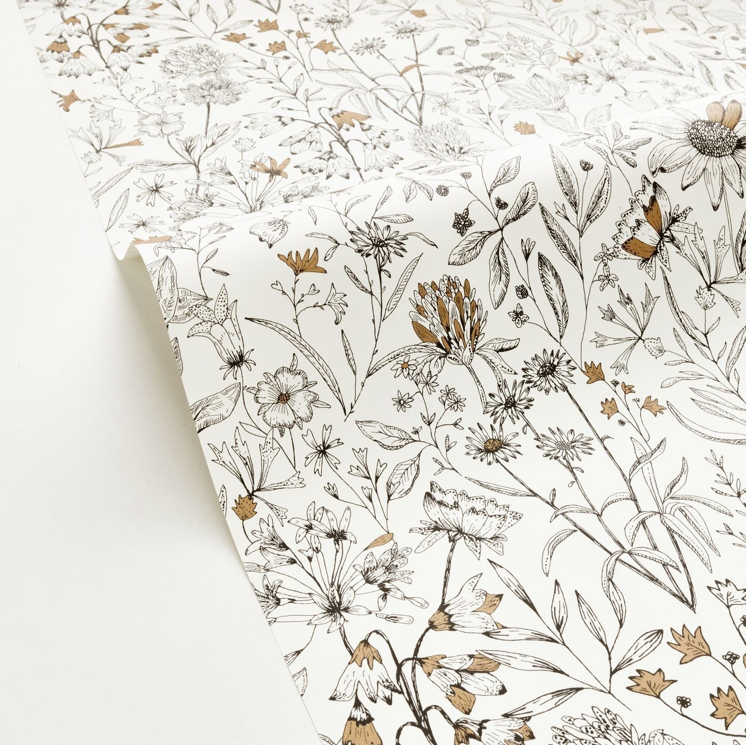 Jardin De Giverny Wallpaper - Blanc Noir - Caselio - 103000215