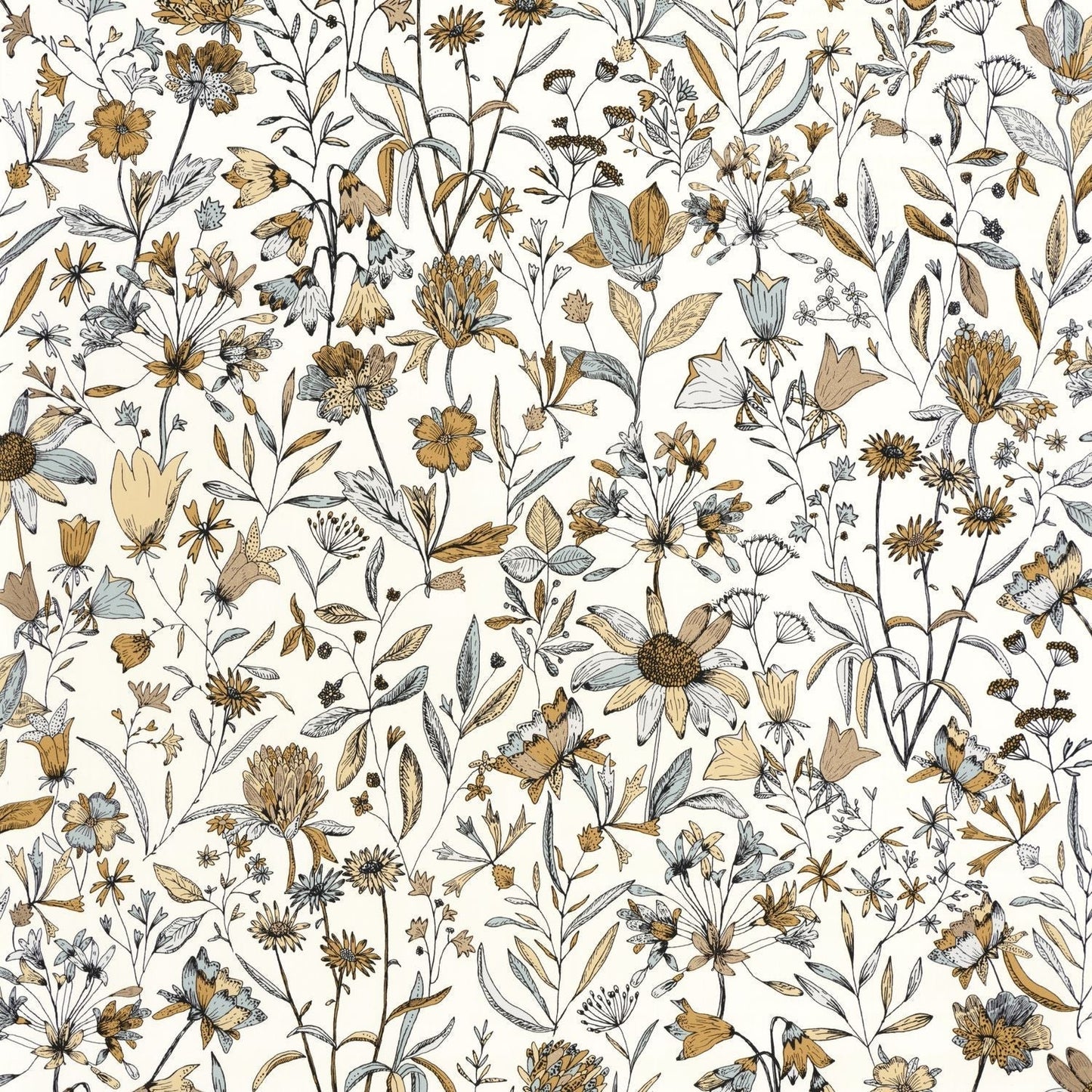 Jardin De Giverny Wallpaper - Blanc - Caselio - 103000635