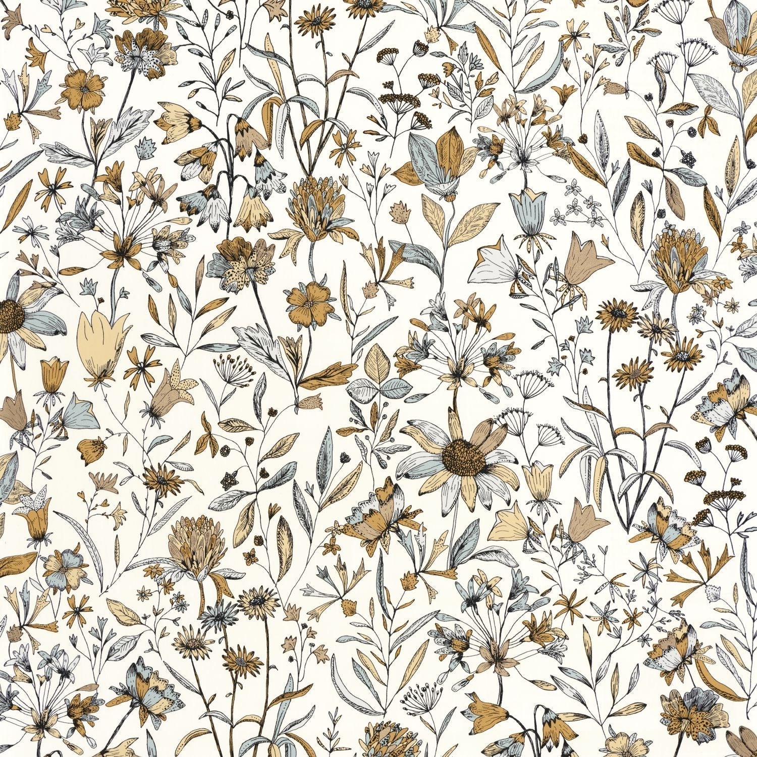 Jardin De Giverny Wallpaper - Blanc - Caselio - 103000635
