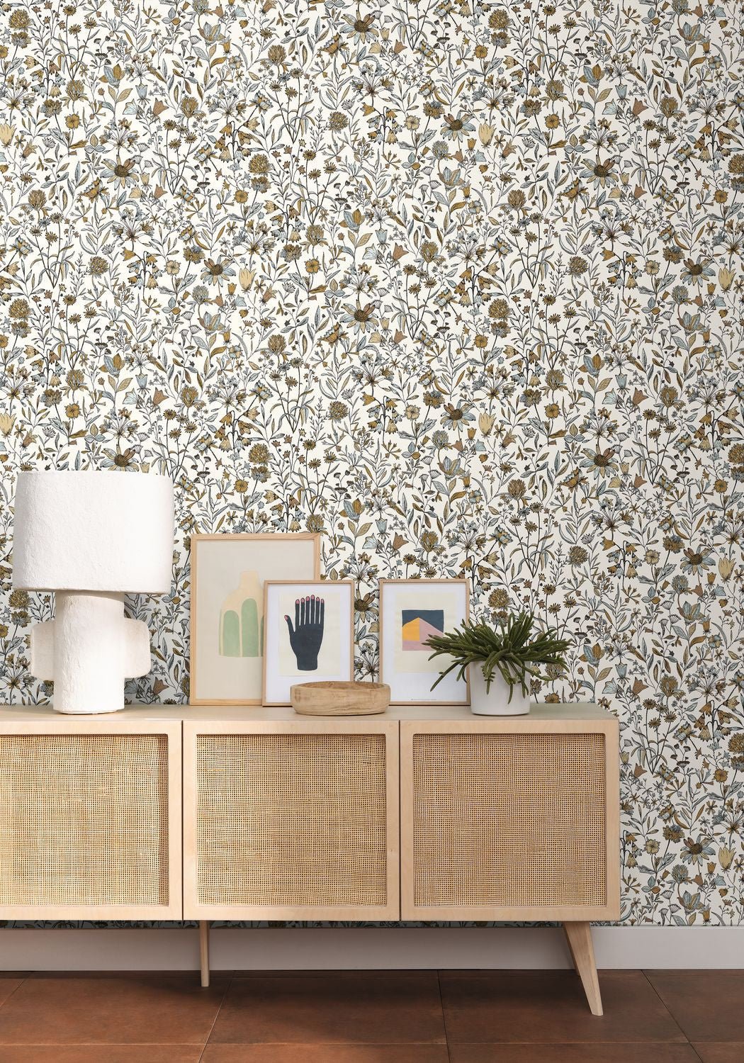 Jardin De Giverny Wallpaper - Blanc - Caselio - 103000635