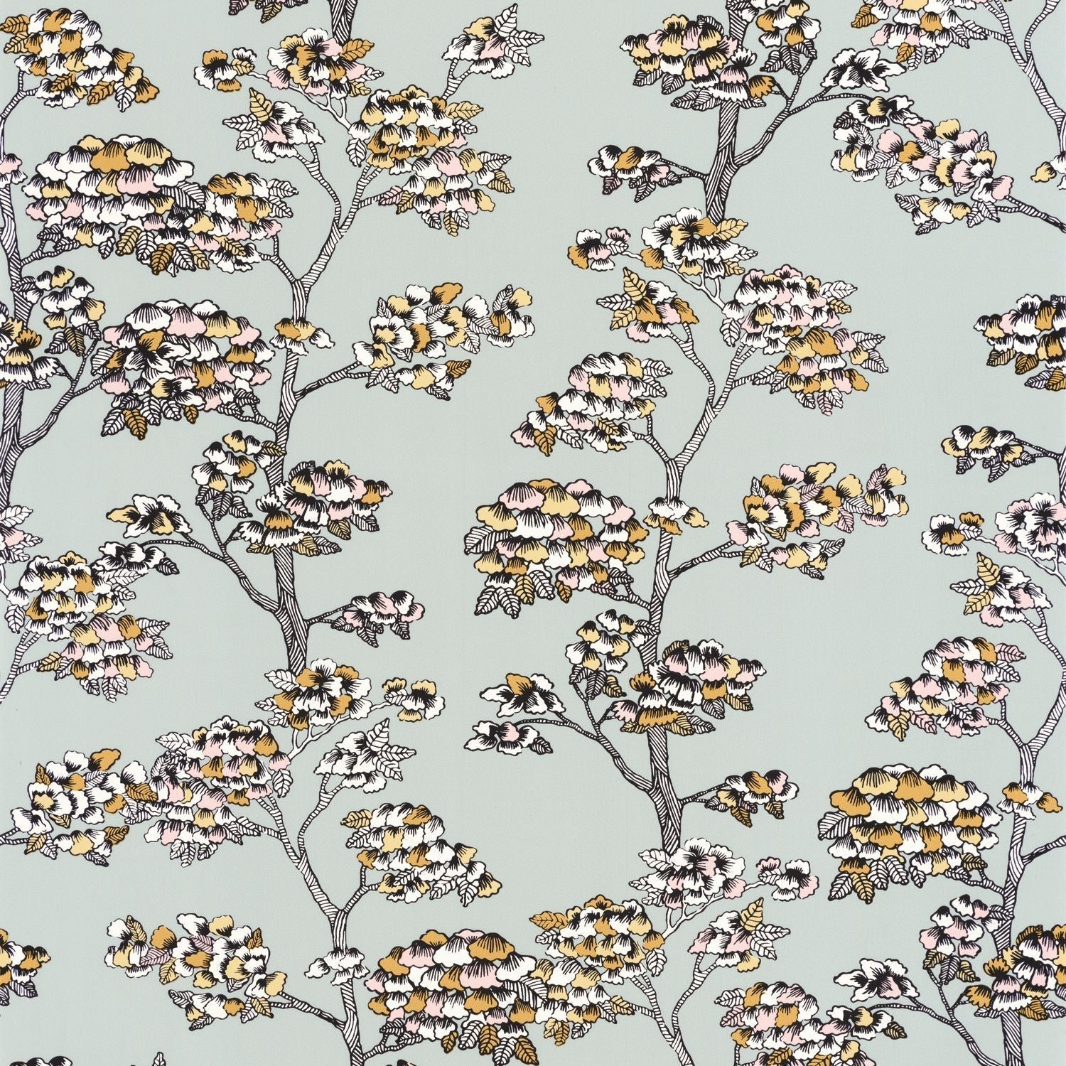 Jardin De Kyoto Wallpaper - Vert D'eau - Caselio - 102997032