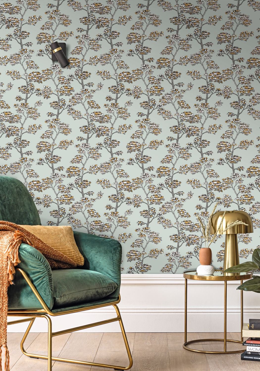 Jardin De Kyoto Wallpaper - Vert D'eau - Caselio - 102997032