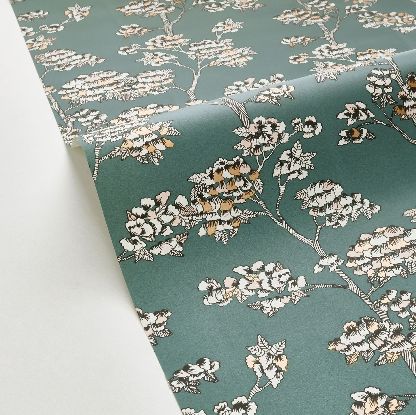 Jardin De Kyoto Wallpaper - Vert Sapin - Caselio - 102997142