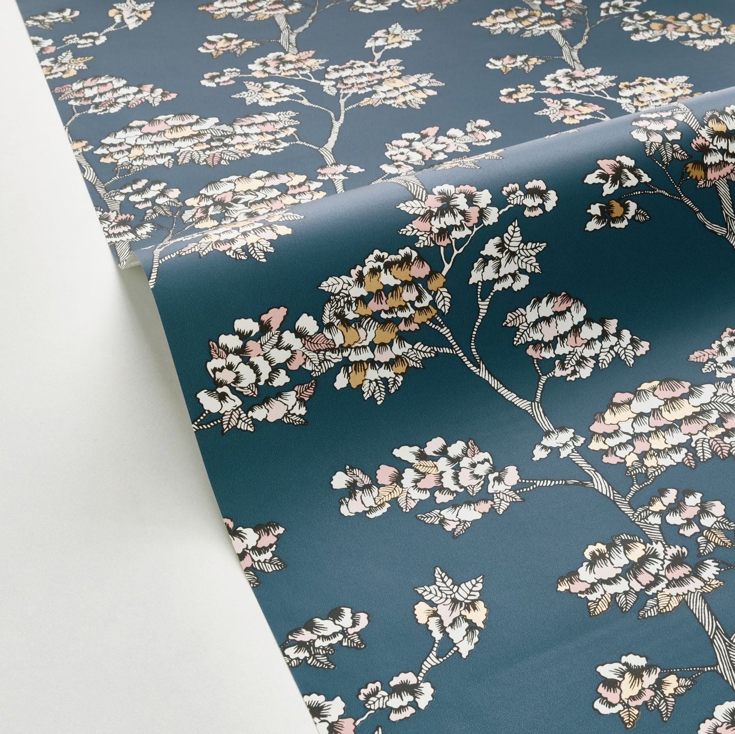 Jardin De Kyoto Wallpaper - Bleu Nuit - Caselio - 102996252