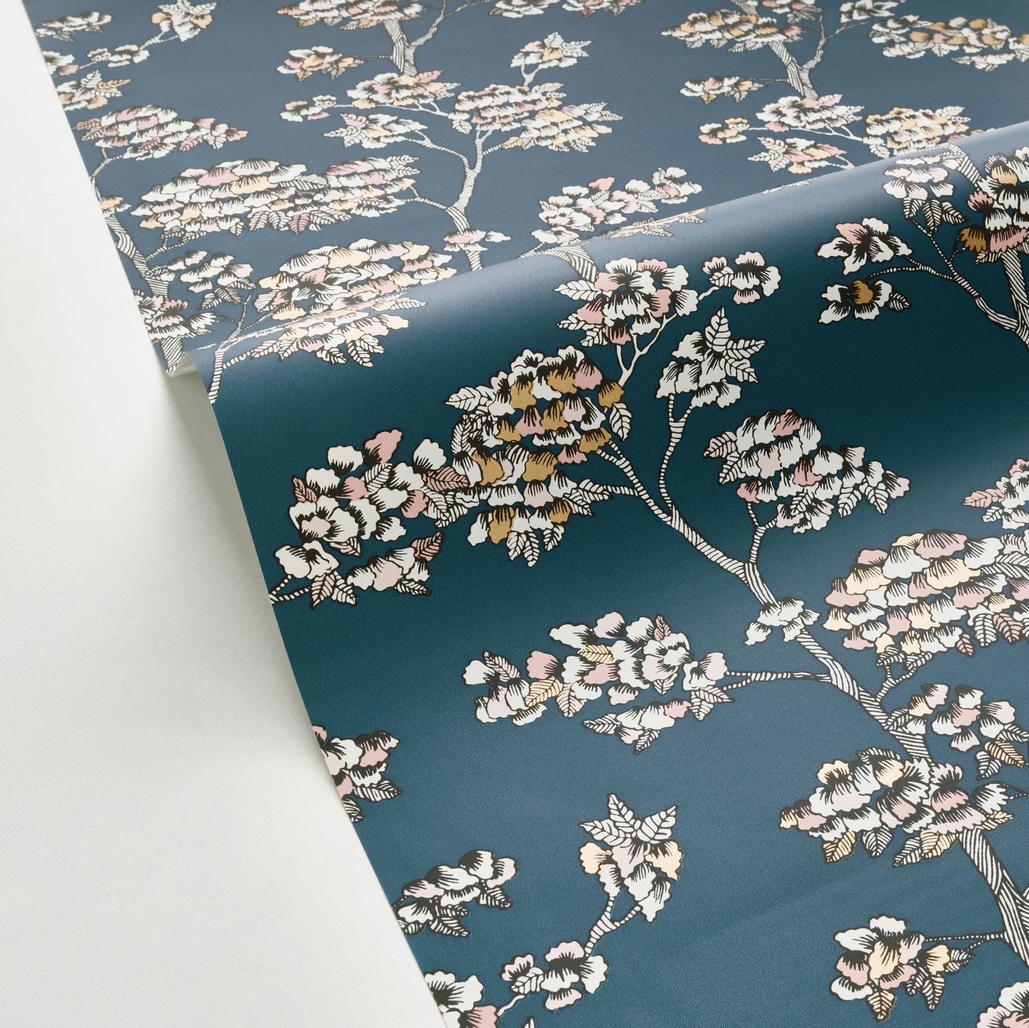 Jardin De Kyoto Wallpaper - Bleu Nuit - Caselio - 102996252