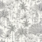Jardin De Marrakech Wallpaper - Blanc Noir - Caselio - 103030911