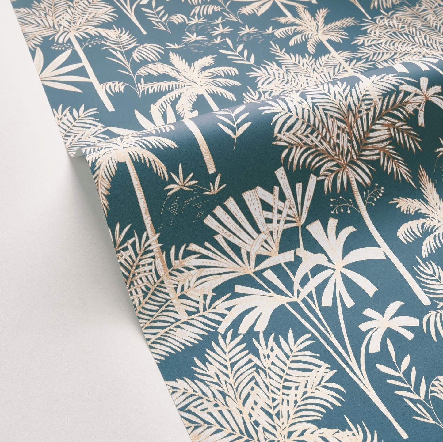 Jardin De Marrakech Wallpaper - Bleu Nuit - Caselio - 103036221
