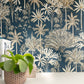 Jardin De Marrakech Wallpaper - Bleu Nuit - Caselio - 103036221