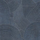Jardin Des Pierres Kyoto Wallpaper - Bleu Encre - Casadeco - 88756819 - Premier Wallcovering
