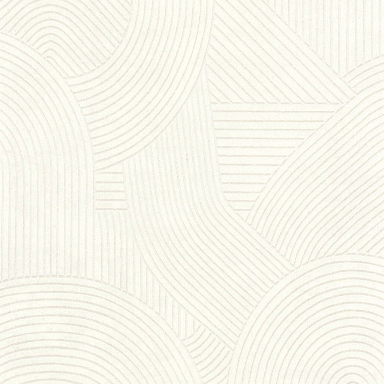 Jardin Des Pierres Kyoto Wallpaper - Blanc Polaire - Casadeco - 88750213 - Premier Wallcovering