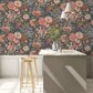 Jardine Wallpaper - Navy - Colefax & Fowler - W7003/01 - Premier Wallcovering