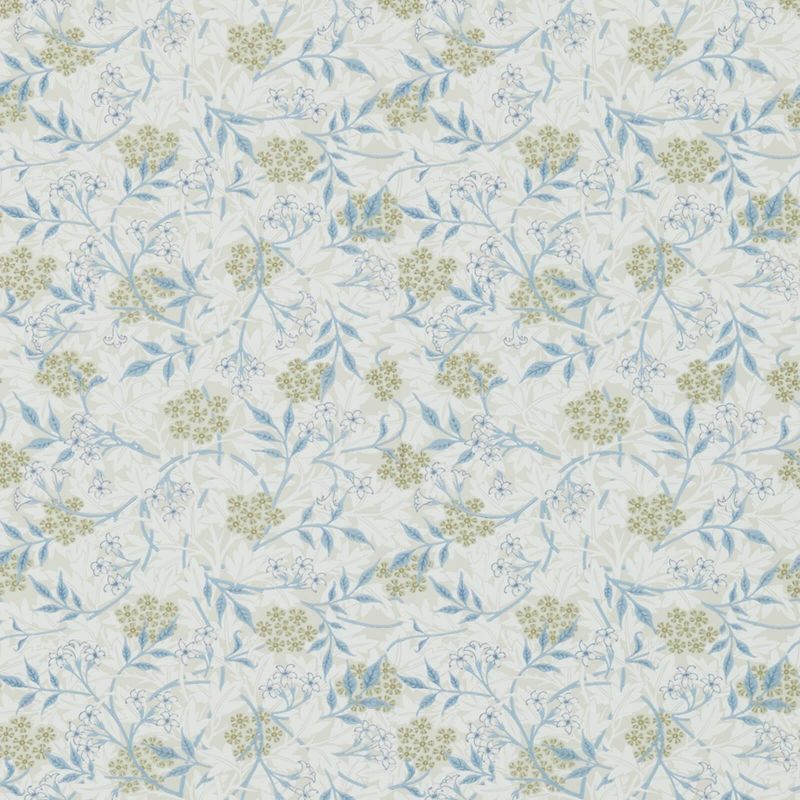 Jasmine Wallpaper - Ecru/Woad - 214724 - Morris & Co - Premier Wallcovering