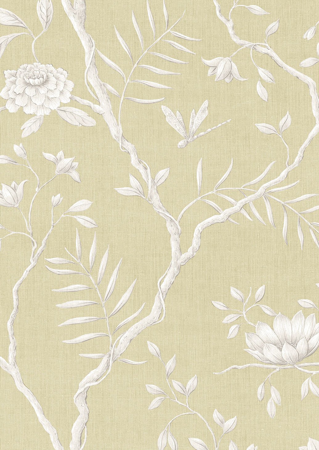 Jasper Peony Wallpaper - Mimosa - Lewis & Wood - Premier Wallcovering